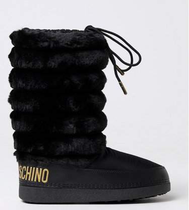 Bota para para mujer MOSCHINO negra
